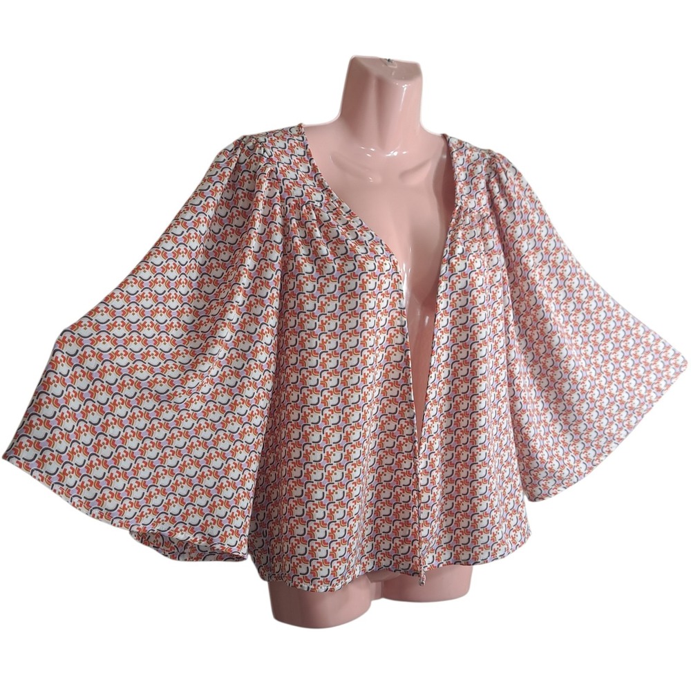 Willow Root Women's Open Front Cardigan‎ Size M Multicolor Party Night Out